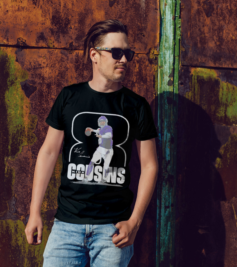 Kirk Cousins Number 8 Signature Football Quarterback T-Shirt