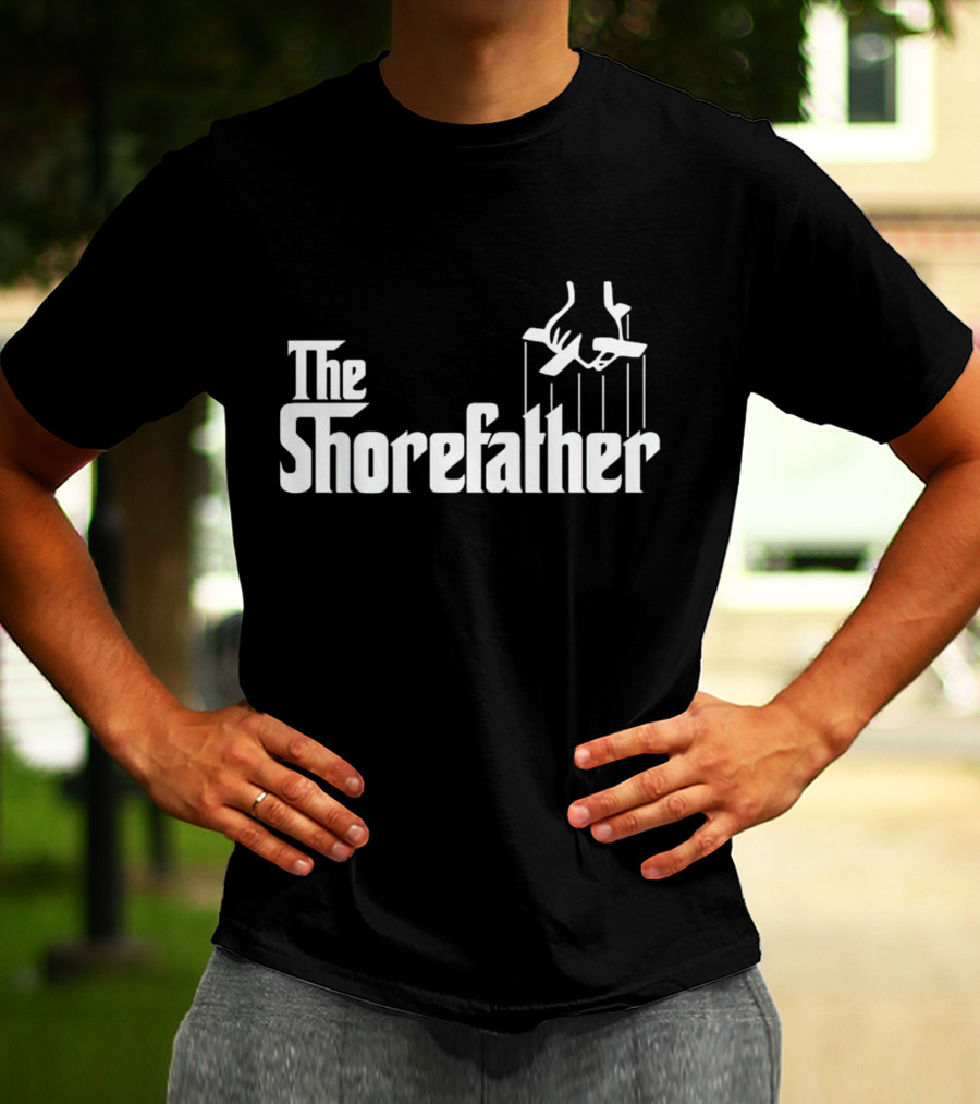 The Shorefather Mike Sorrentino Parody Text With Puppet Strings Iconic Reference T-Shirt
