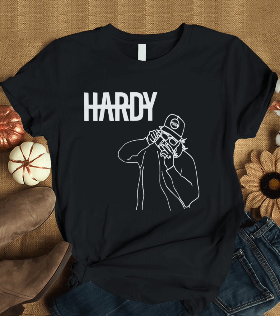 HARDY Country Music Vintage Camera Line T-Shirt