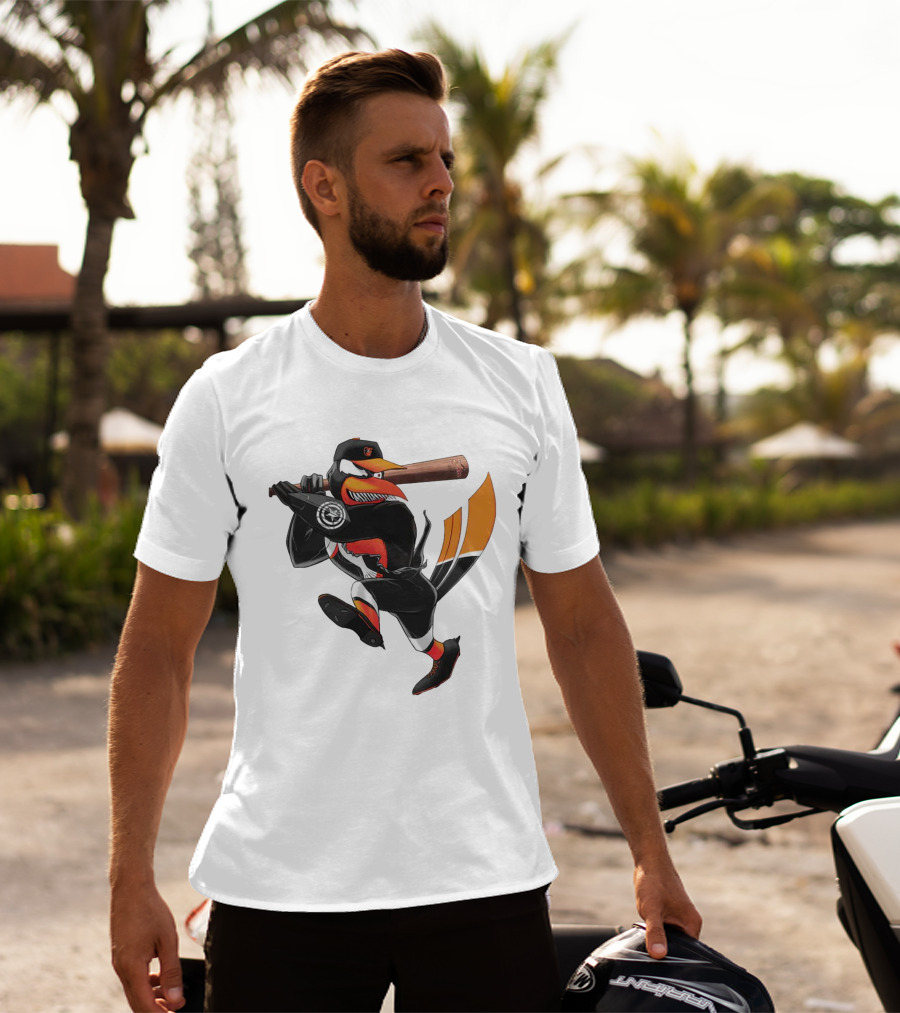 Baltimore Orioles Venom Bird Baseball Character T-Shirt