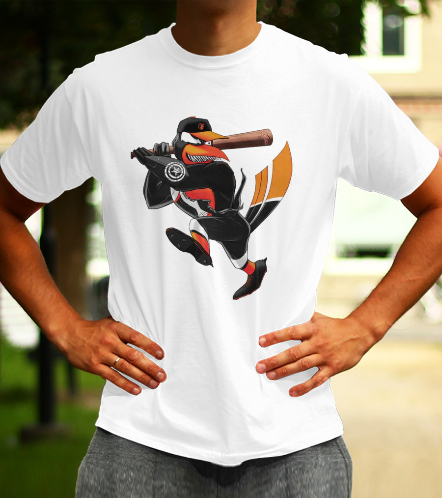 Baltimore Orioles Venom Bird Baseball Character T-Shirt