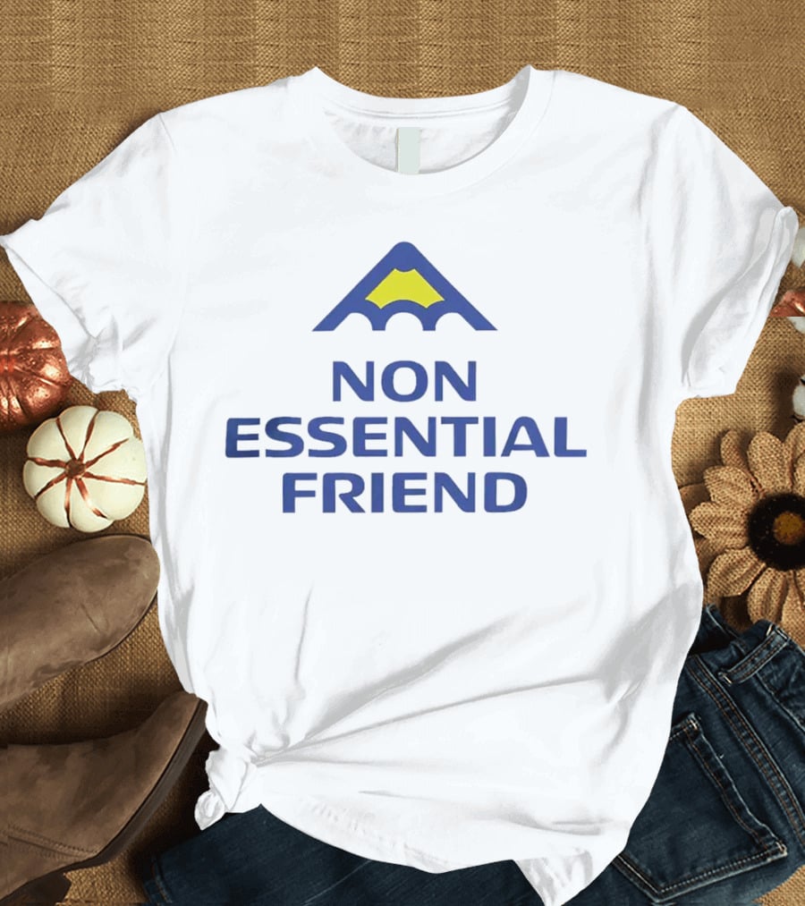 Non Essential Friend Inverted Bat T-Shirt