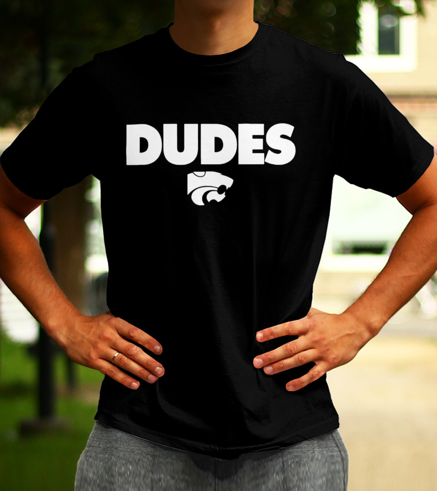 Dudes Wildcats Paw Team Spirit T-Shirt