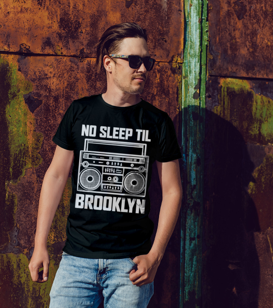 No Sleep Til Brooklyn Boombox T-Shirt