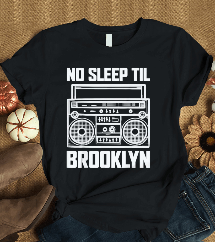 No Sleep Til Brooklyn Boombox T-Shirt