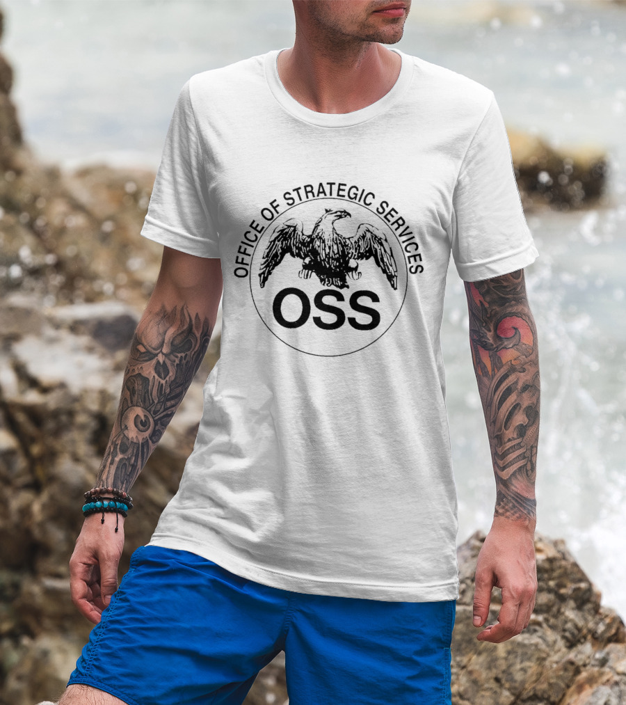 OSS Office Of Strategic Services Eagle Emblem T-Shirt