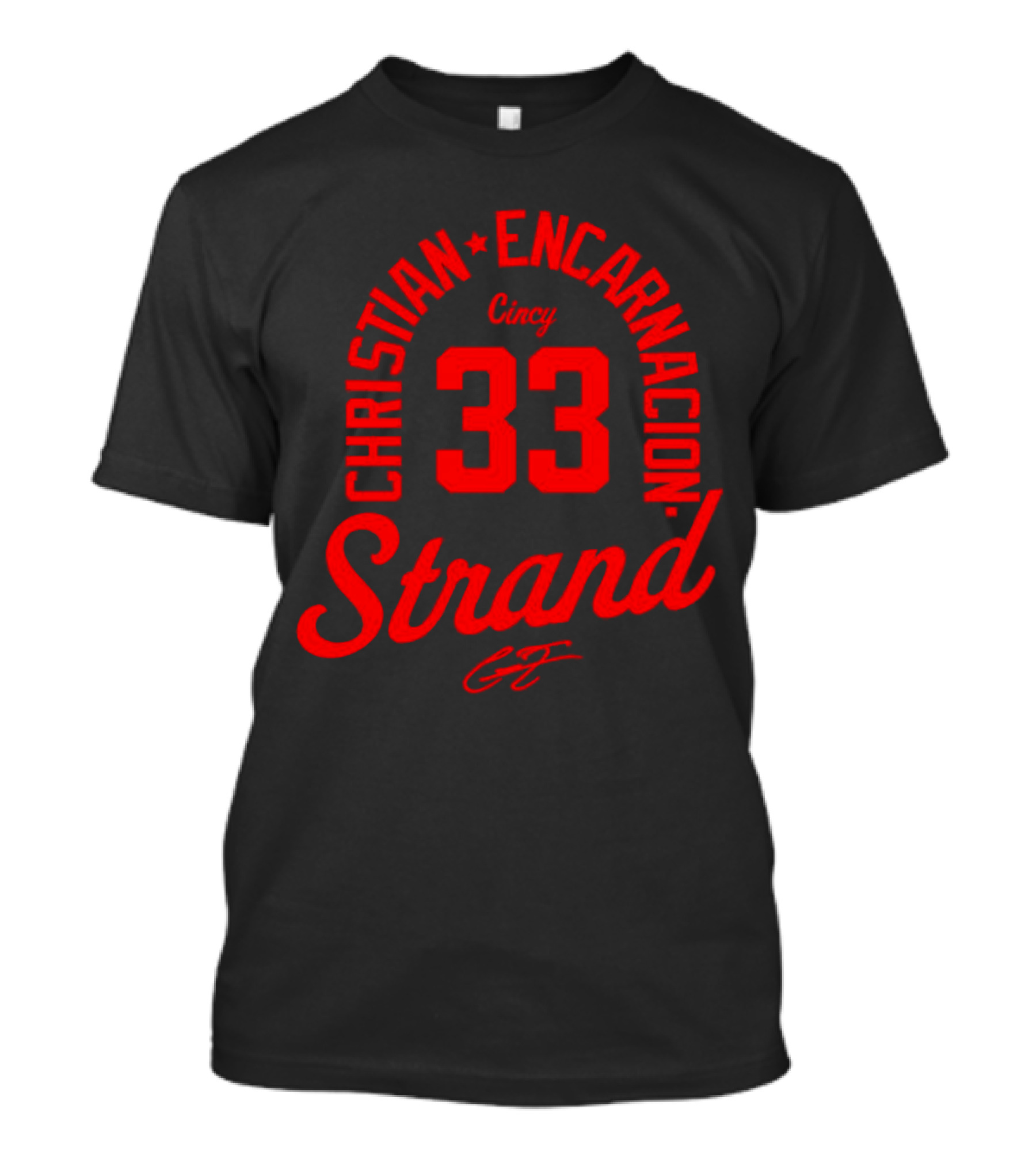 Christian Encarnacion Strand 33 Cincy Reds T-Shirt