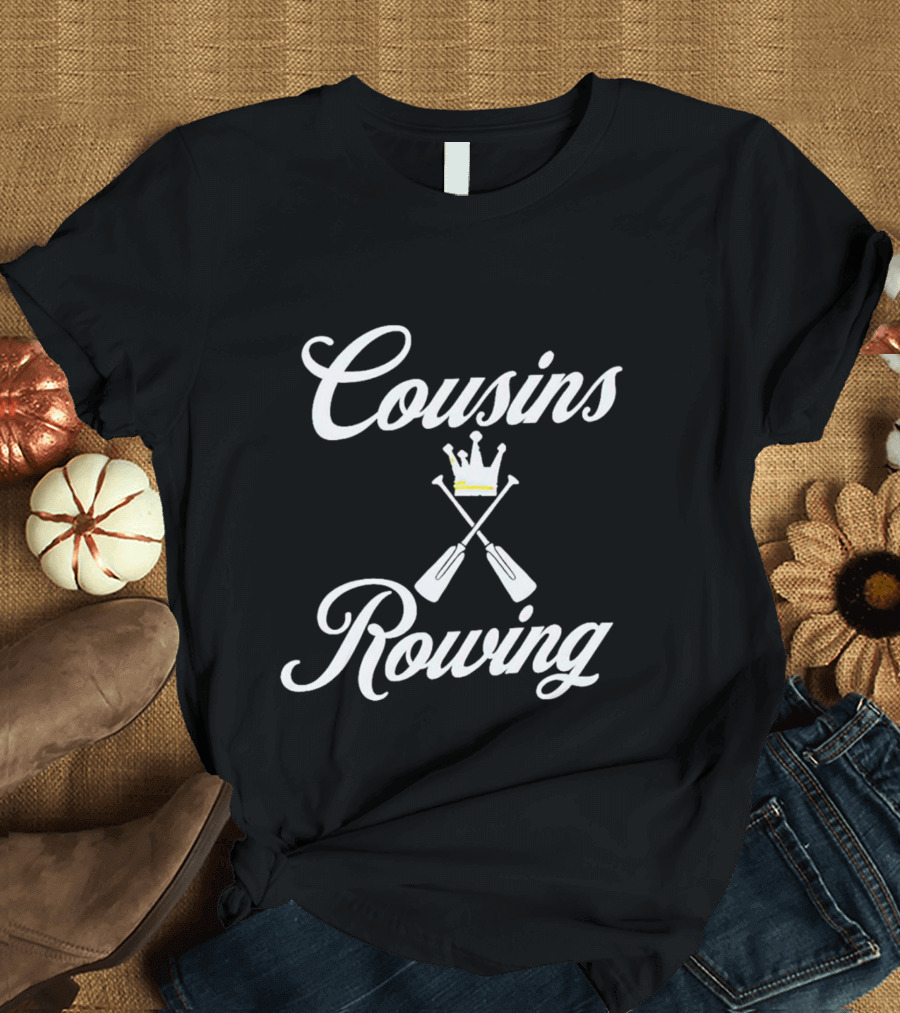 Cousins Rowing Crowned Oars T-Shirt