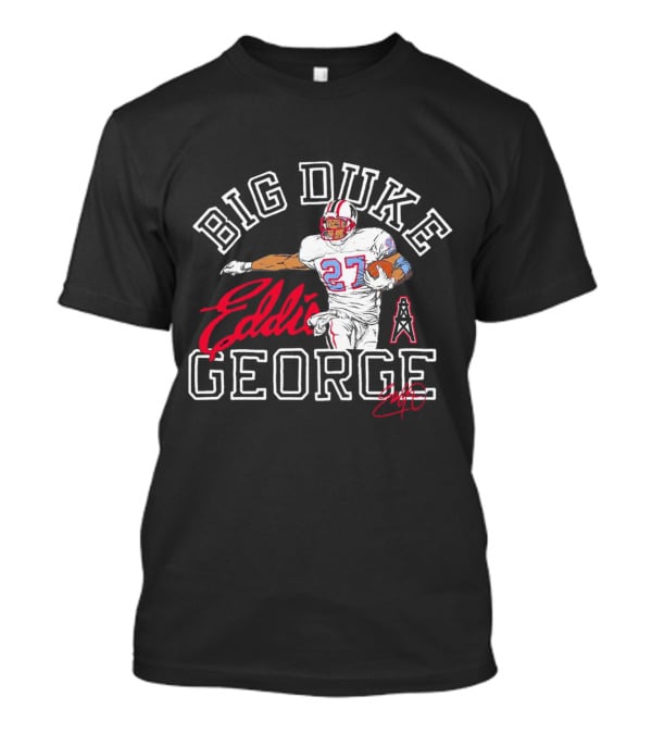 Big Duke Eddie George Tennessee Titans Football 27 Player T-Shirt