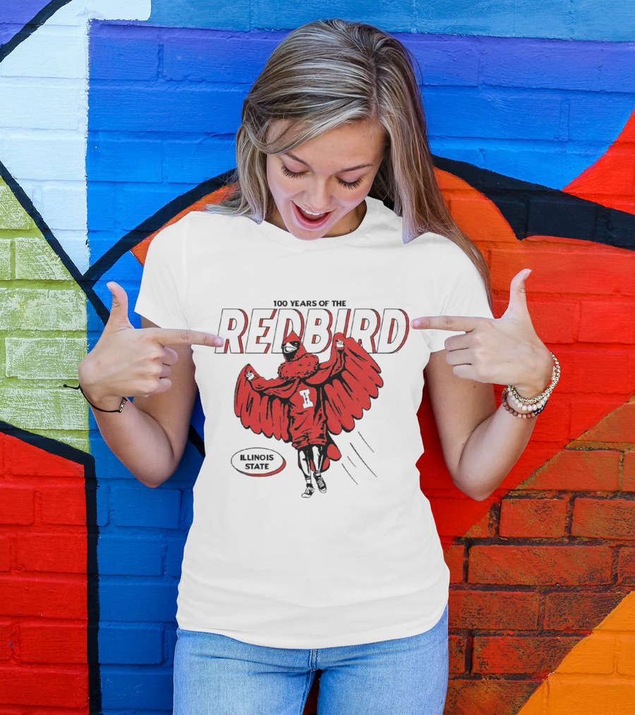 Illinois State Redbird 100 Years Of The Redbird T-Shirt