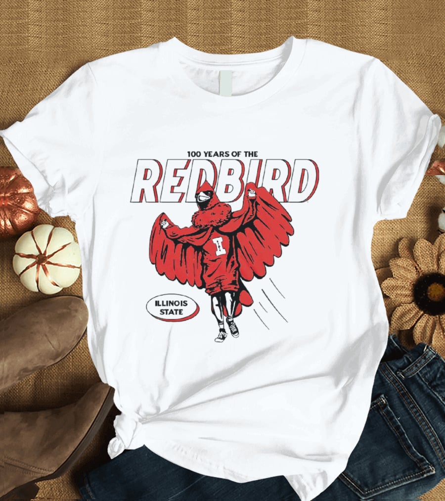 Illinois State Redbird 100 Years Of The Redbird T-Shirt