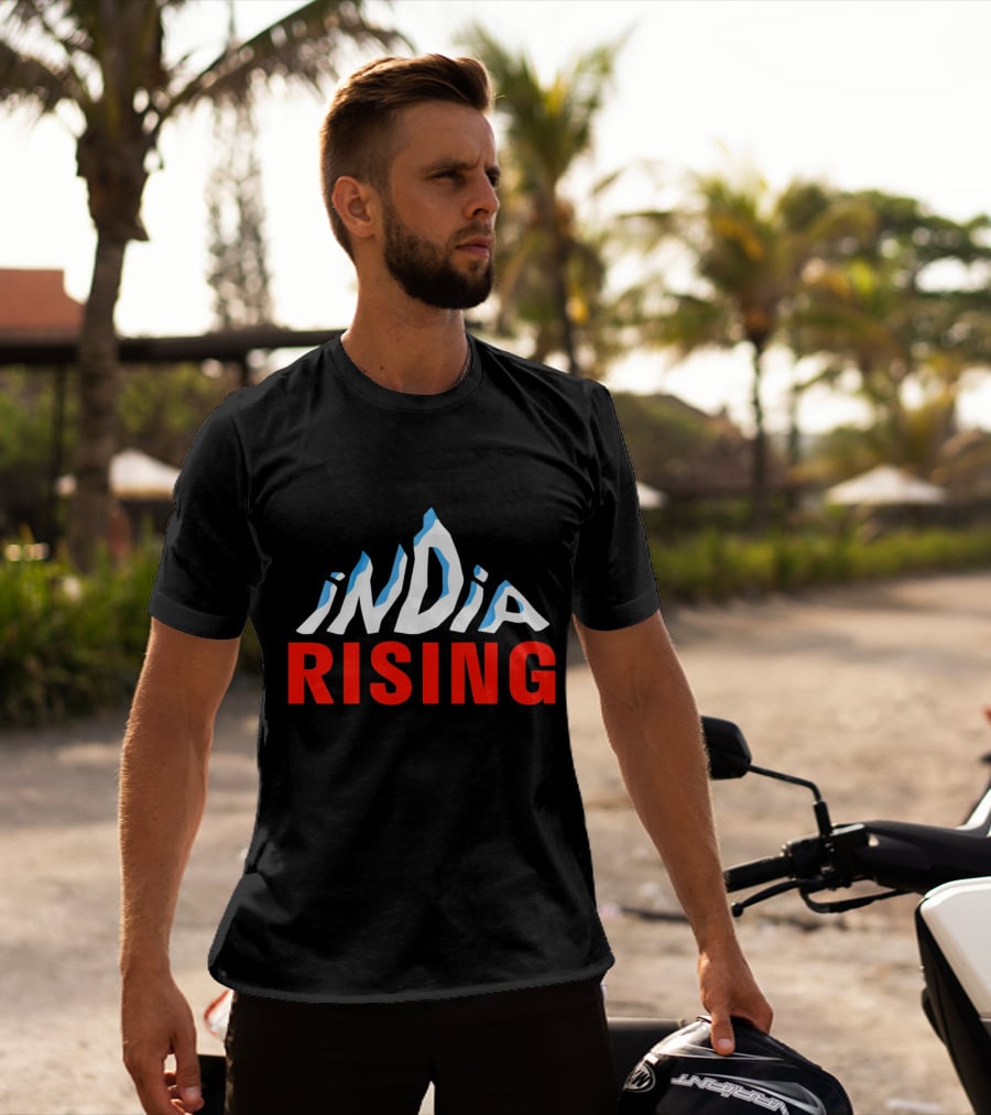 India Rising Mountain Peaks Alps T-Shirt