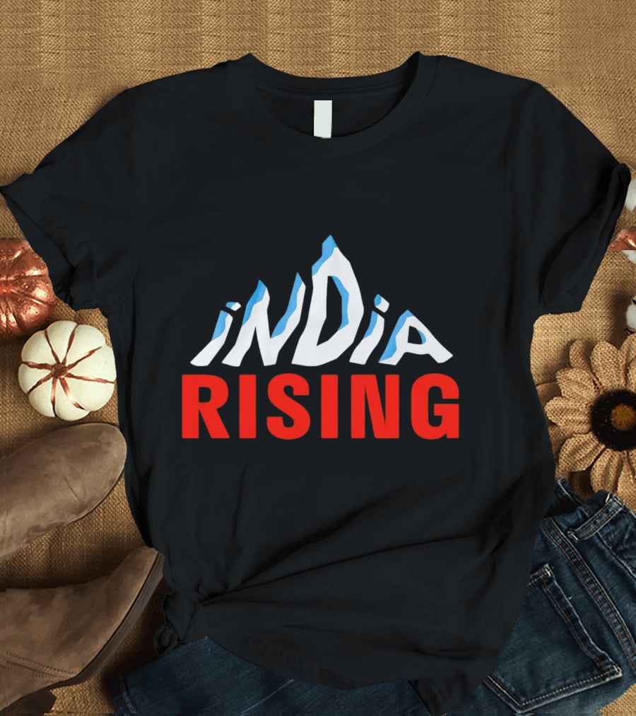 India Rising Mountain Peaks Alps T-Shirt