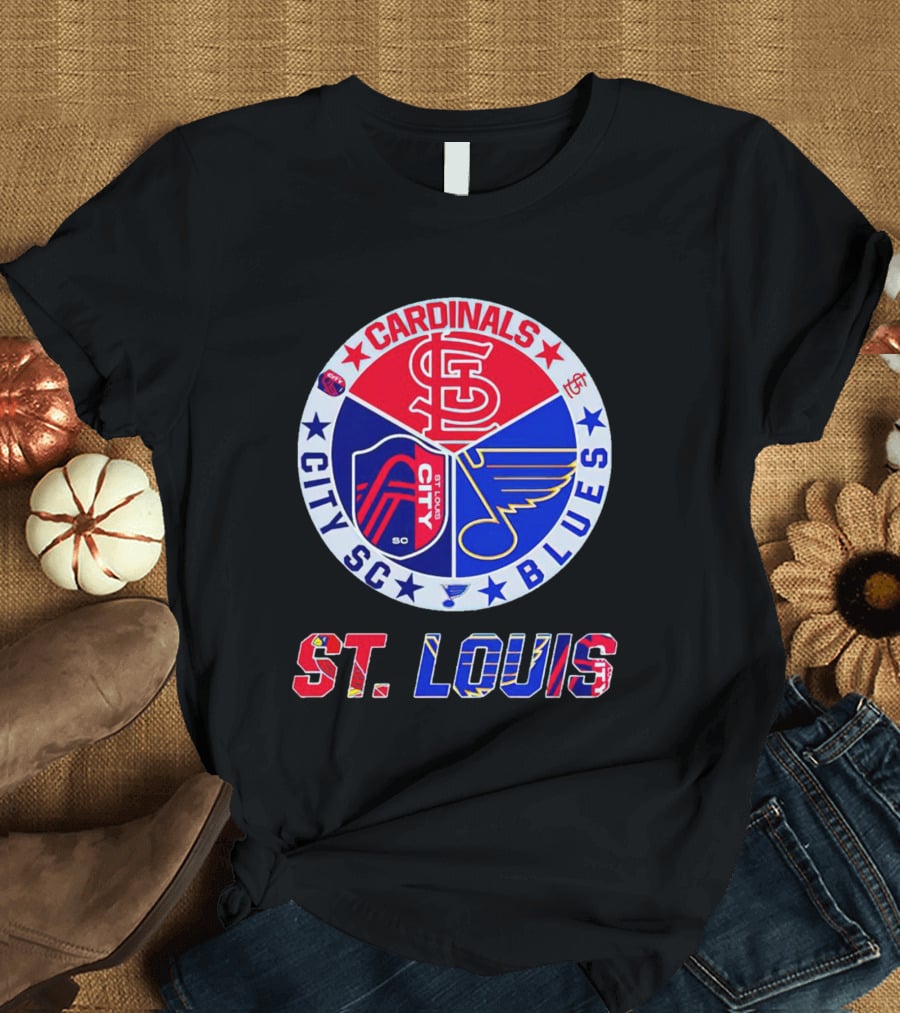 ST Louis Cardinals City SC Blues T-Shirt