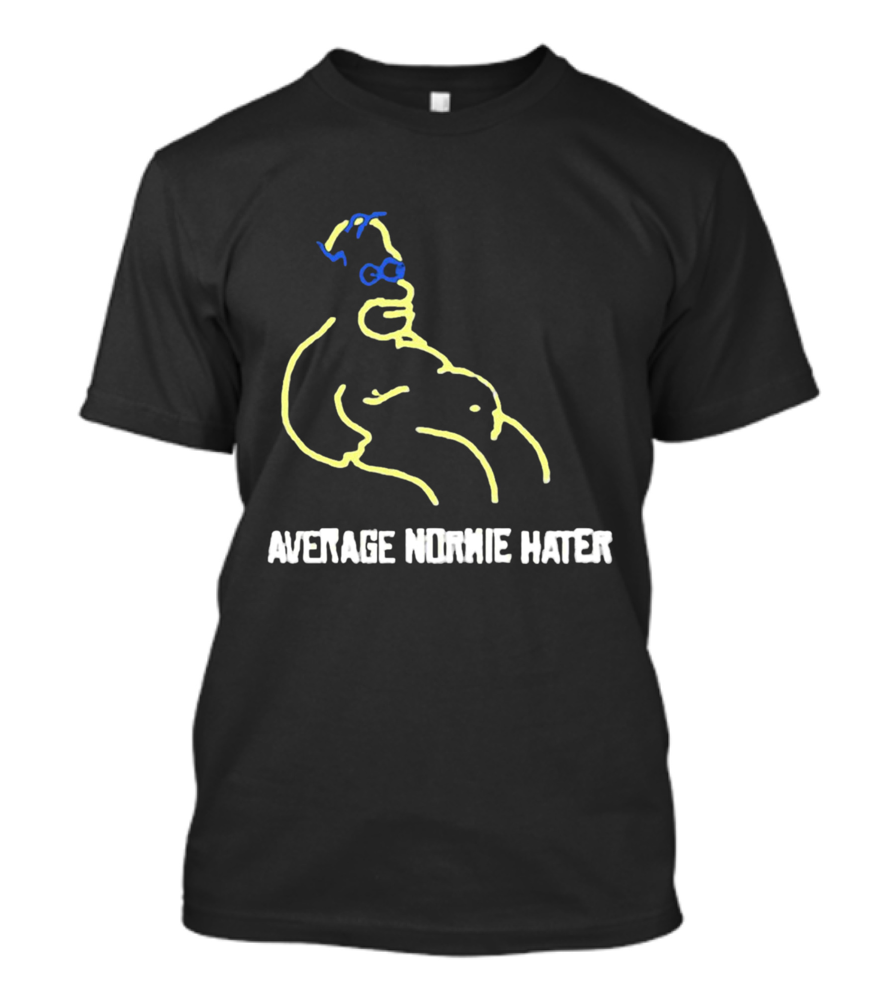 Average Normie Hater Simpsons Meme Homage T-Shirt
