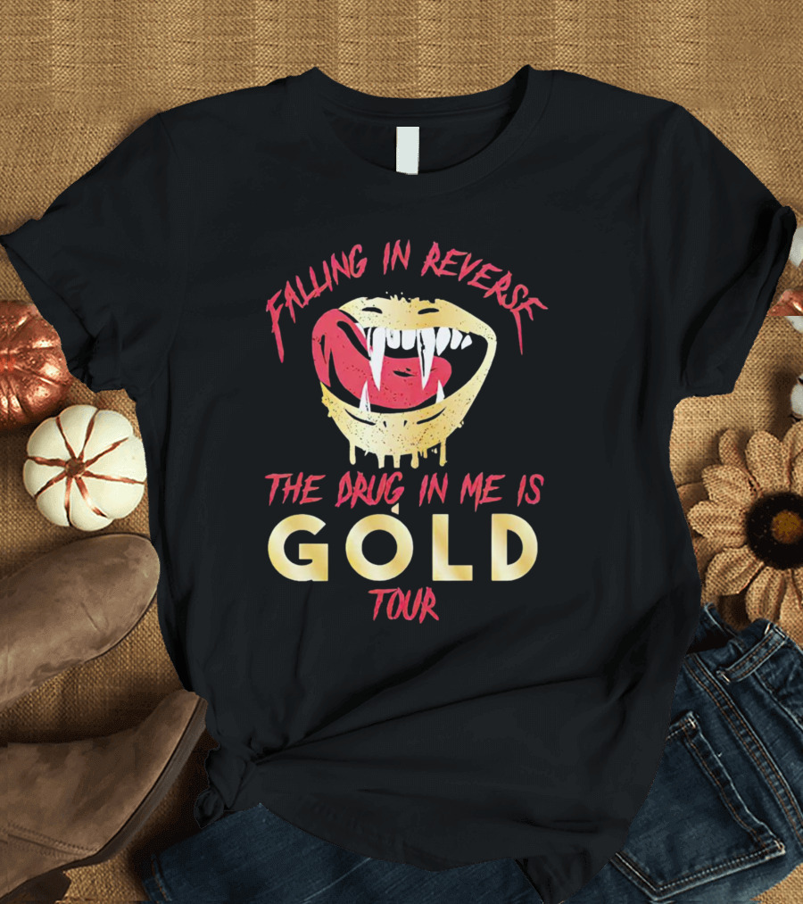 Falling In Reverse The Drug In Me Is Gold Tour T-Shirt