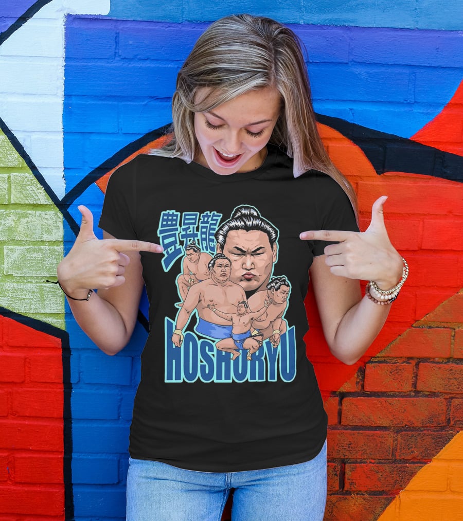 Hoshoryu Sumo Wrestler Action Poses And Expressions T-Shirt