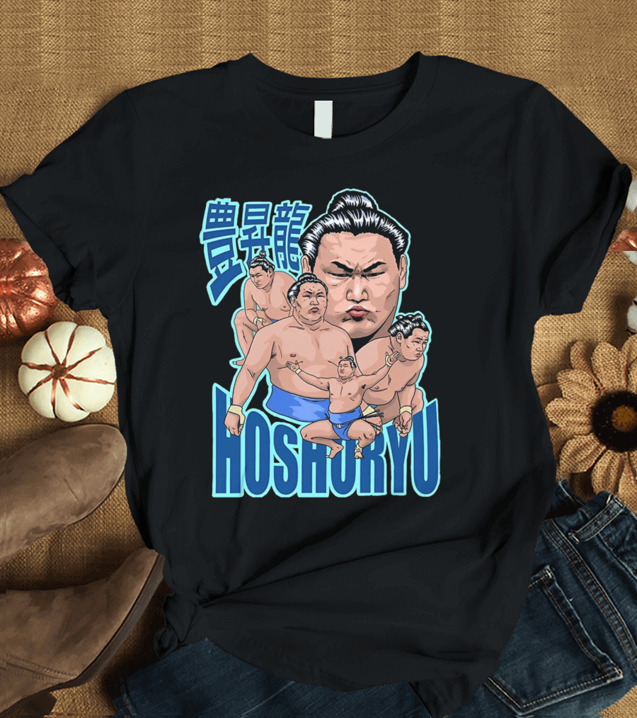 Hoshoryu Sumo Wrestler Action Poses And Expressions T-Shirt