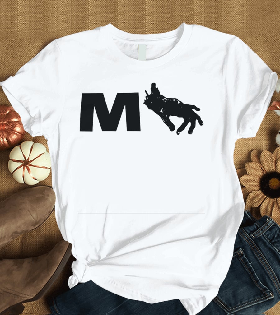 Monkeypaw Productions M With Hand Silhouette Jordan Peele T-Shirt