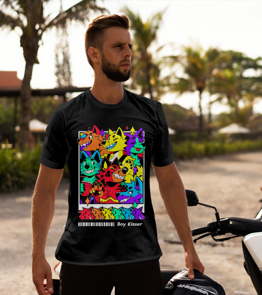 New Leaked Colorful Boy Kisser Fox Pack T-Shirt