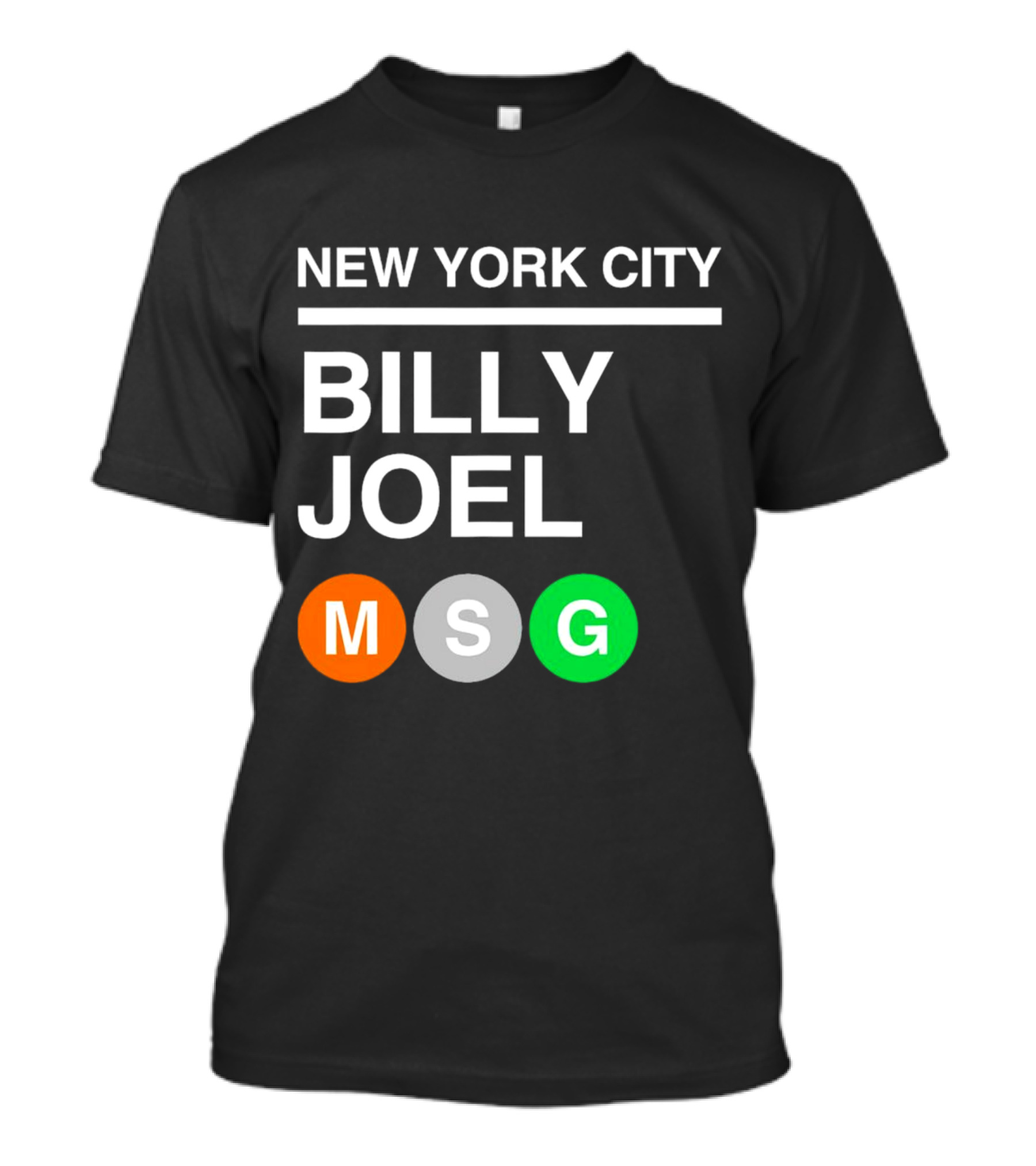 NEW YORK CITY BILLY JOEL MSG Subway T-Shirt