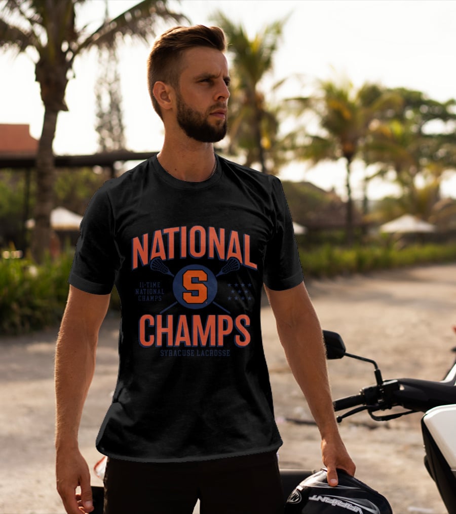 National Champs 11-Time National Champs Syracuse Lacrosse T-Shirt