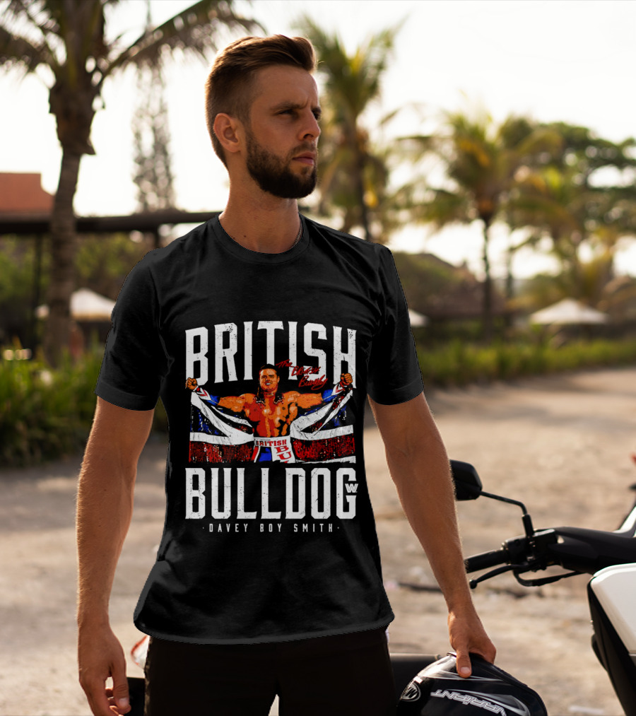 British Bulldog The British Beauty Davey Boy Smith WWE T-Shirt