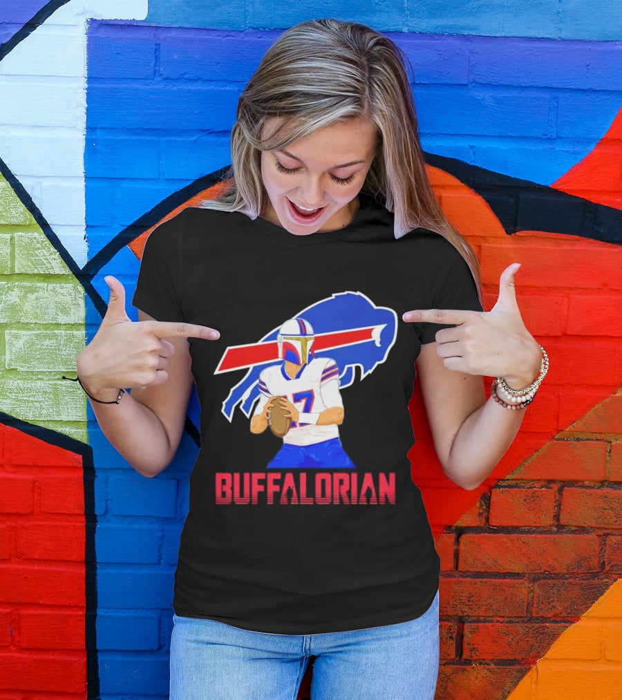 Bufflaorian Buffalo Bills Football Player With Buffalo T-Shirt