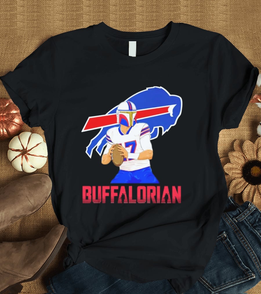 Bufflaorian Buffalo Bills Football Player With Buffalo T-Shirt