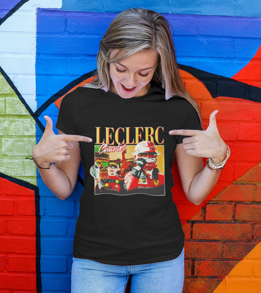 Leclerc Charles Racing Victory Celebration Legends T-Shirt
