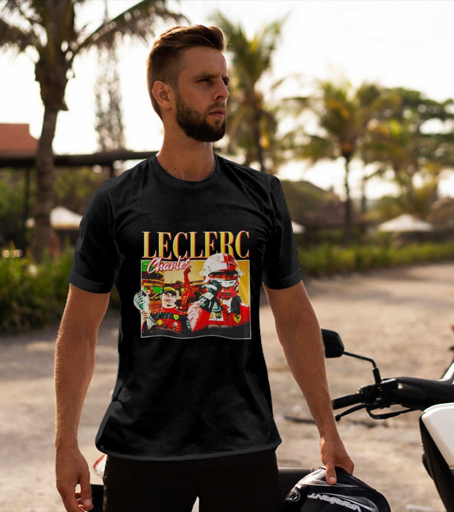 Leclerc Charles Racing Victory Celebration Legends T-Shirt