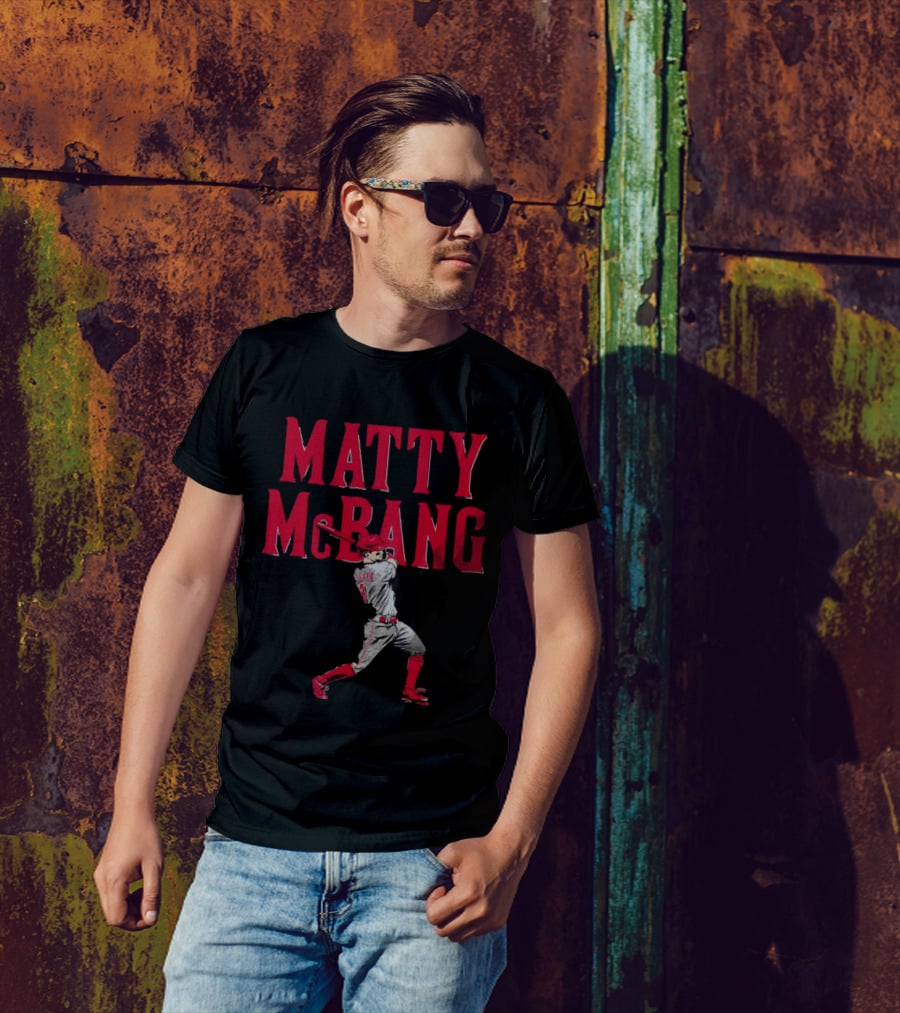 Matty McBang Matt McLain Cincinnati Reds Baseball Player T-Shirt