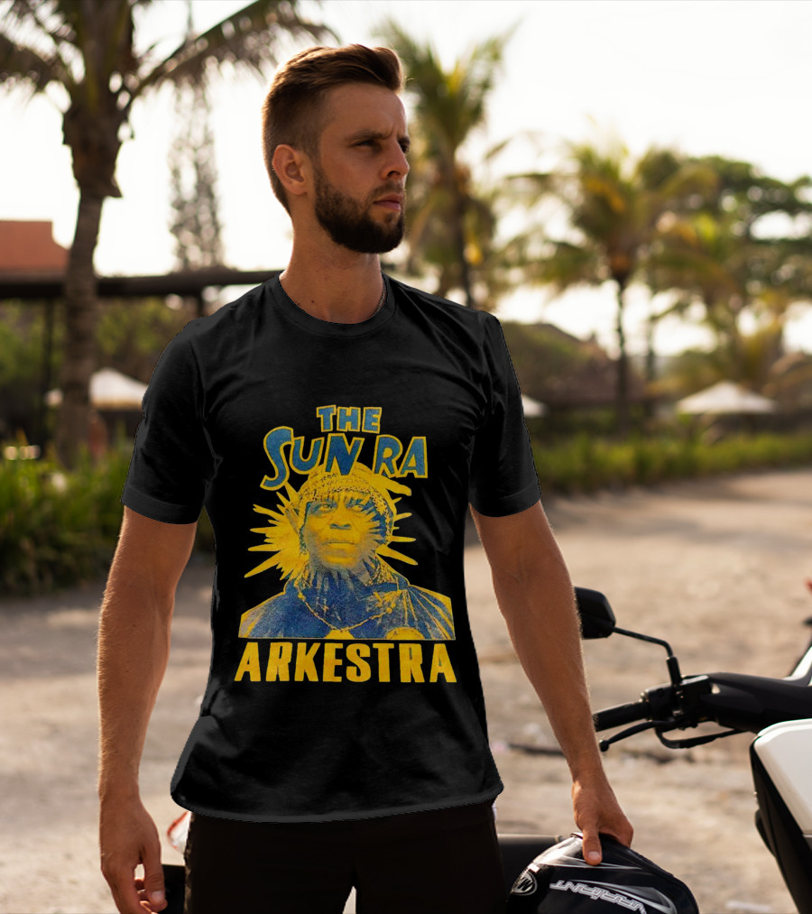 The Sun Ra Arkestra Cosmic Jazz Icon Yellow T-Shirt