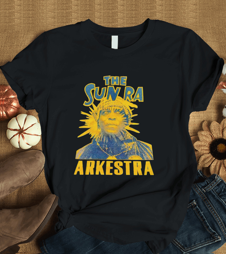 The Sun Ra Arkestra Cosmic Jazz Icon Yellow T-Shirt