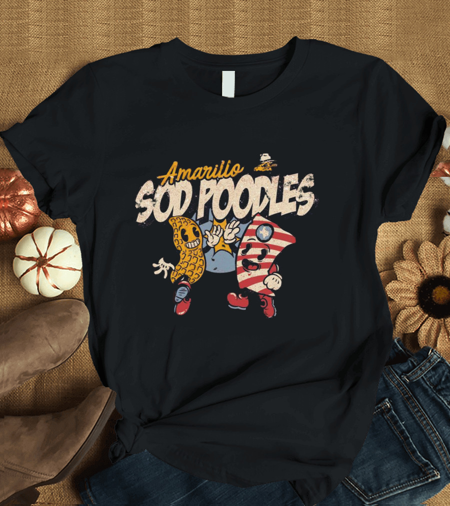 Amarillo Sod Poodles Buy Me Some Peanuts And Cracker Jacks T-Shirt