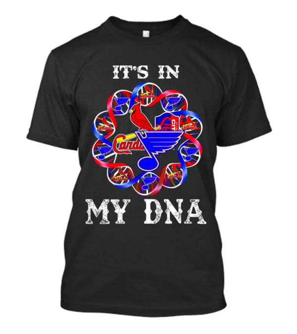 It's In My DNA St Louis City SC Cardinals Blues T-Shirt