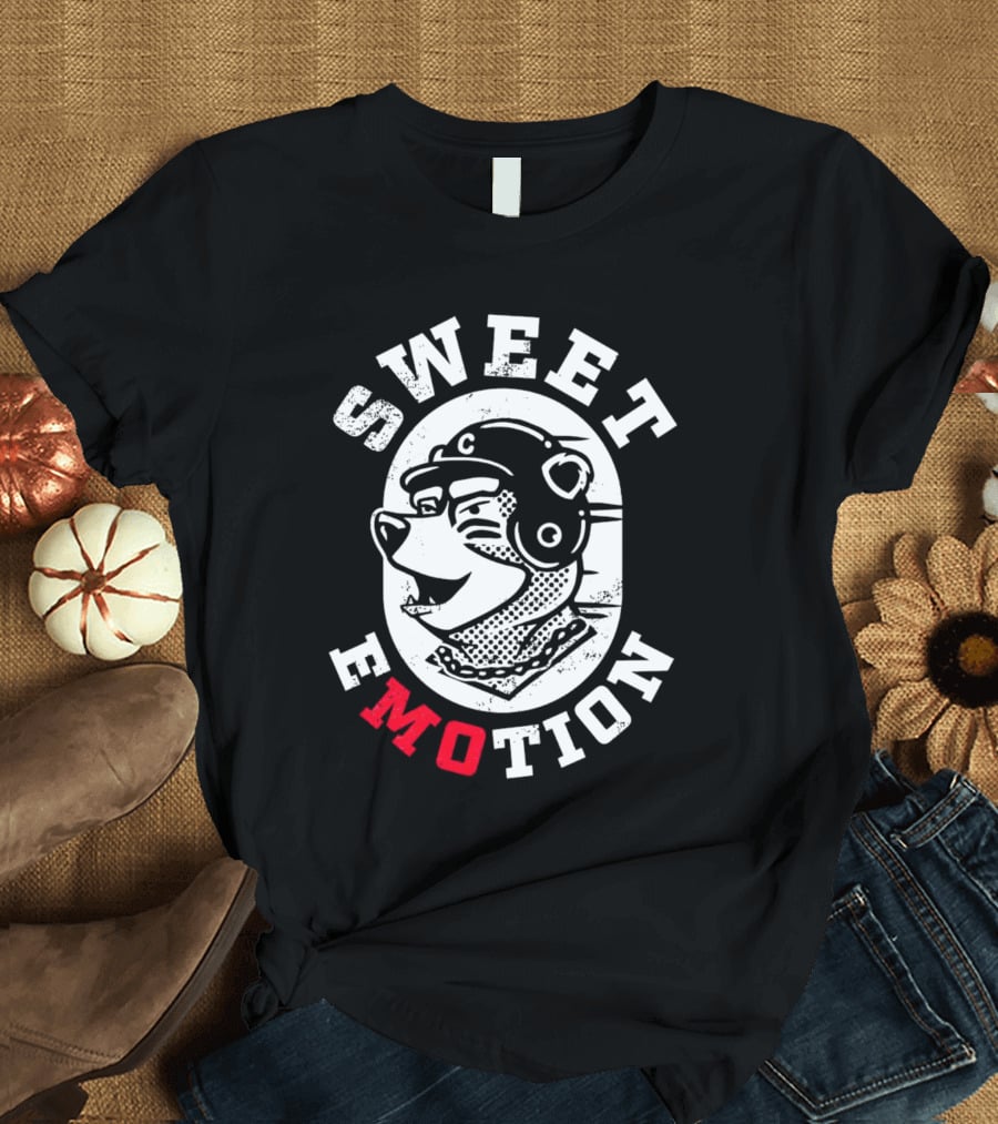 SWEET EMOTION Bear With Helmet And Glasses T-Shirt