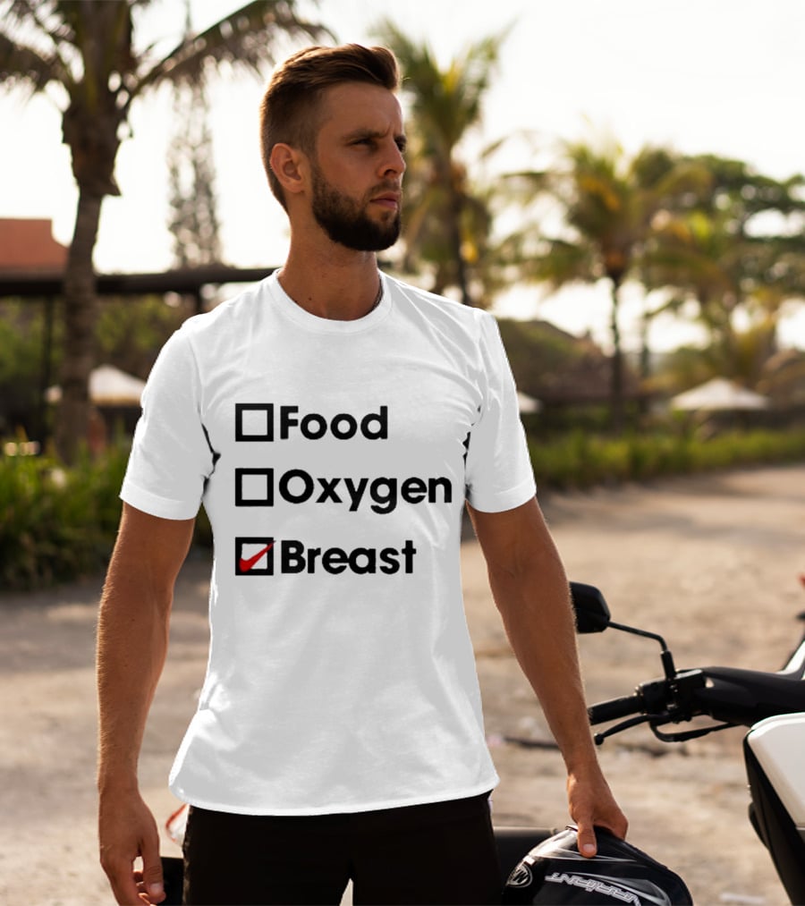 Food Oxygen Breast Checkmark T-Shirt