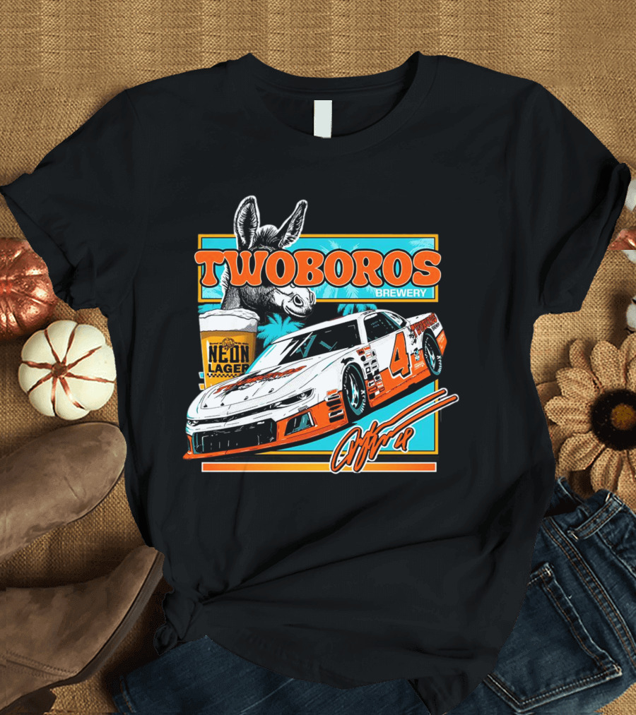 Twoboros Brewery Neon Lager Racing Car 4 T-Shirt