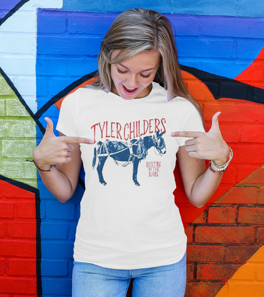 Tyler Childers Rustin’ In The Rain Blue Horse T-Shirt