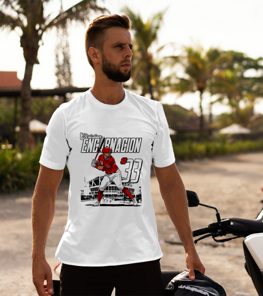 Christian Encarnacion-strand Baseball Player #33 Stadium T-Shirt