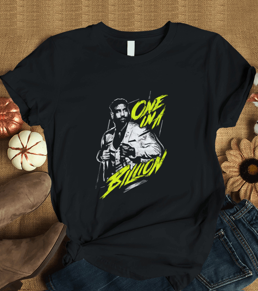 One In A Billion Satnam Singh Stylin’ Retro Vibe With Bold Neon Text T-Shirt