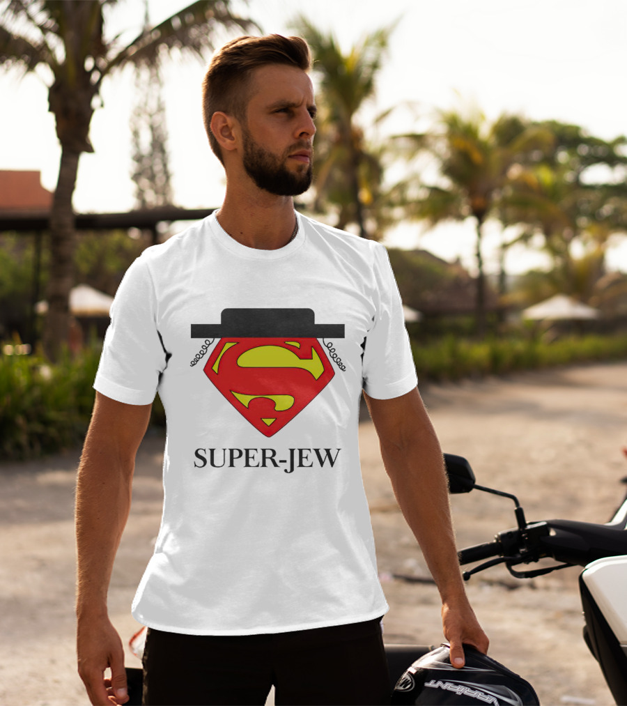 Superman Super-Jew Emblem T-Shirt