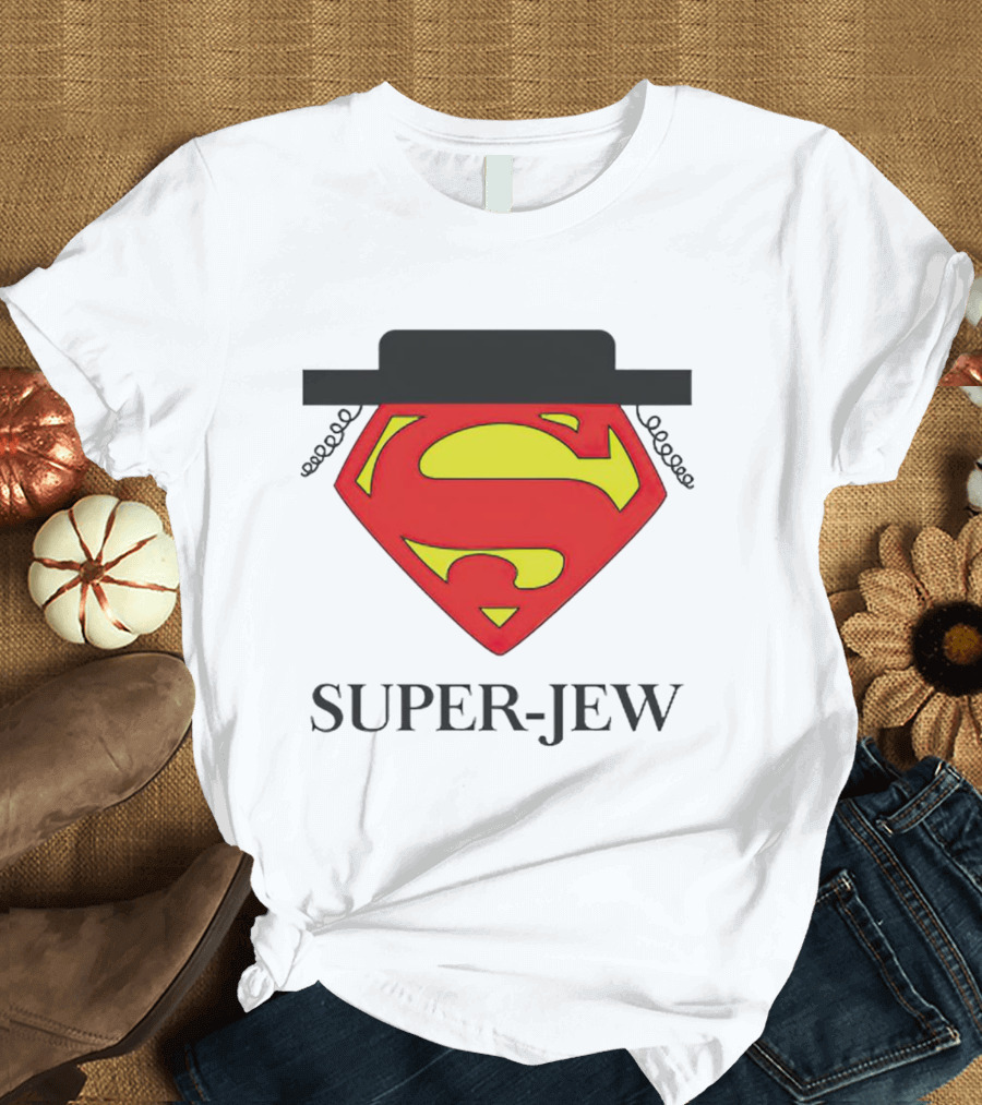 Superman Super-Jew Emblem T-Shirt