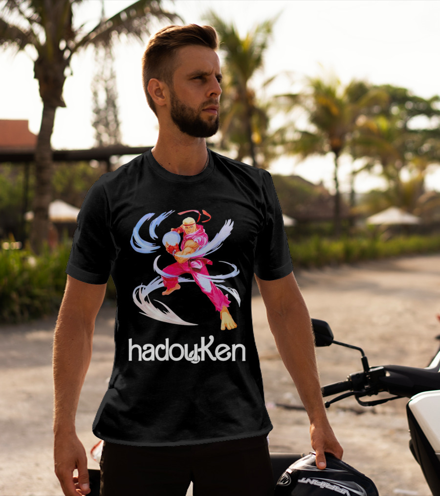 Barbie Hadou Ken Fighter Moves Hadouken T-Shirt