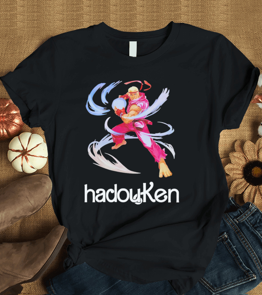 Barbie Hadou Ken Fighter Moves Hadouken T-Shirt