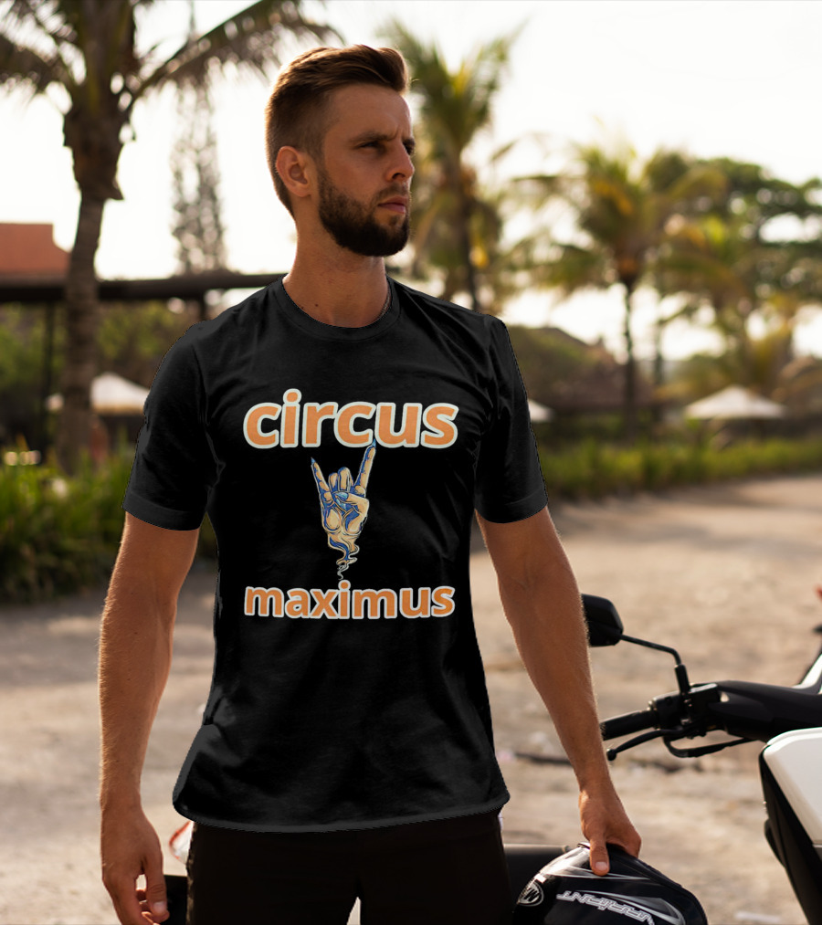 Circus Maximus Groovy Travis Scott Hand T-Shirt