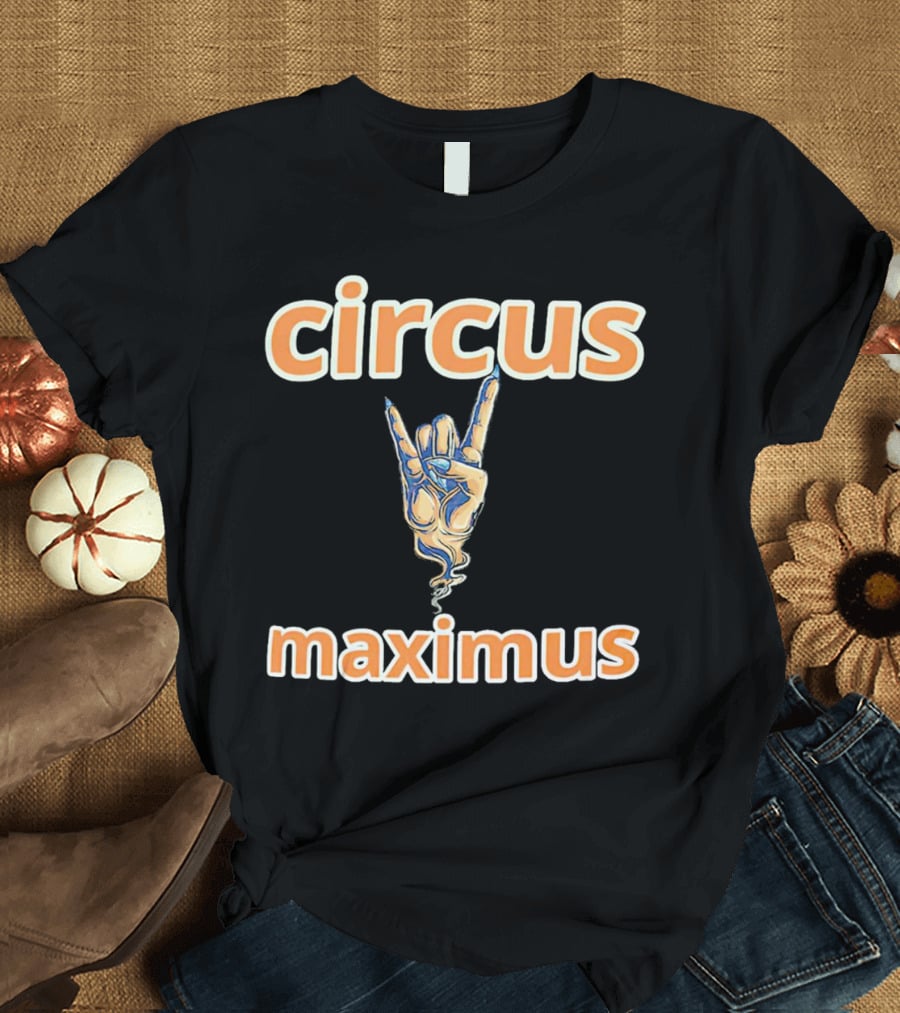 Circus Maximus Groovy Travis Scott Hand T-Shirt