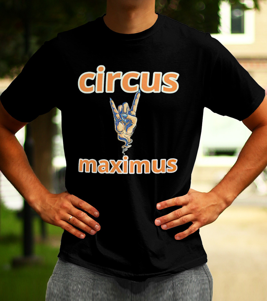 Circus Maximus Groovy Travis Scott Hand T-Shirt