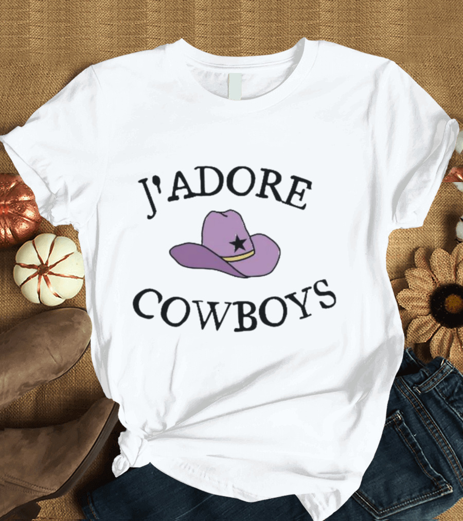 J’adore Cowboys Purple Hat With Star T-Shirt